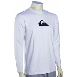 Quiksilver Solid Streak LS Surf Shirt - Classic White - XXXL