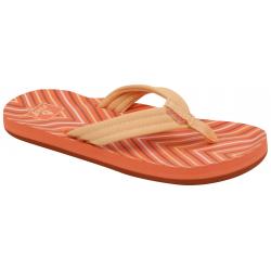 Reef Girl's Little Ahi Sandal - Coral - Youth 2