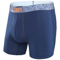 Saxx Quest 2.0 Modern Fit Boxer - Navy / Charcoal - L