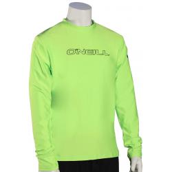 O'Neill Kid's Basic Skins LS Surf Shirt - Lime - 16