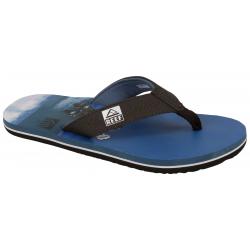 Reef Boy's Grom Photos Sandal - Surfing Bear - Youth 4