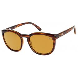 Roxy Kaili Sunglasses - Shiny Havana Brown / Flash Gold Polarized