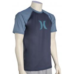 Hurley Icon SS Surf Shirt - Squadron Blue - XXL
