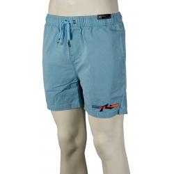 Rusty Barred Volley Shorts - Maui Blue - 38
