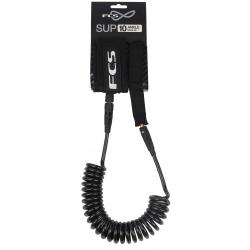 FCS Stand Up Paddle Board Full Coil 10' Ankle Leash - Black