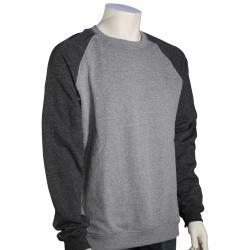 Hurley Crone Crew Sweater - Grey Heather - XXL