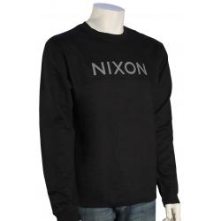 Nixon Wordmark Crew Sweater - Black - XXL