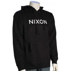 Nixon Wordmark Pullover Hoody - Black - XXL