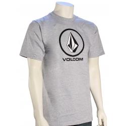 Volcom Crisp Stone T-Shirt - Classic Heather Grey - XXL