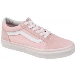 Vans Kid's Old Skool Shoe - Chalk Pink / White - Youth 3
