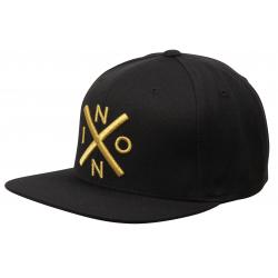 Nixon Exchange Snapback Hat - Black / Gold