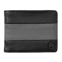 Nixon Escape Bi-fold Clip Wallet - Black / Charcoal