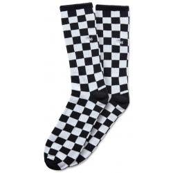 Vans Checkerboard II Crew Socks - Black / White