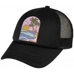 Billabong Girl's Ohana Trucker Hat - Black Seascape