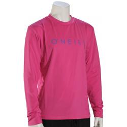 O'Neill Kid's Basic Skins 30+ LS Surf Shirt - Fox Pink - 16