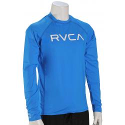 RVCA Boy's LS Rash Guard - Blue Cruz - XL