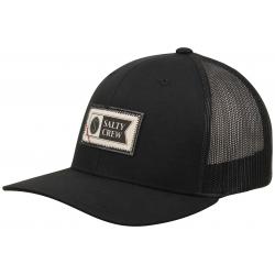 Salty Crew Topstitch Retro Trucker Hat - Black