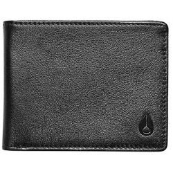 Nixon Cape Leather Bi-fold Wallet - Black