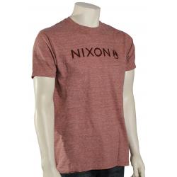 Nixon Basis T-Shirt - Burgundy Heather - XXL