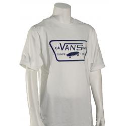 Vans Boy's Full Patch Fill T-Shirt - White / Purple Gradient - XL