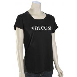 Volcom Easy Babe Rad 2 Women's T-Shirt - Black / White - XL
