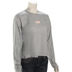 Hurley One and Only Box Perfect LS Women's T-Shirt - Grey Heather - XL