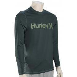 Hurley One and Only LS Surf Shirt - Deep Jungle - XXL