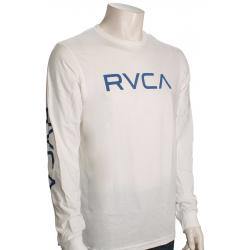 RVCA Big RVCA LS T-Shirt - White / Blue - XL