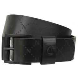 Nixon Americana Leather Belt - Black Mono - M