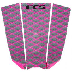 FCS Sally Fitzgibbons Traction Pad - Grey / Bright Pink