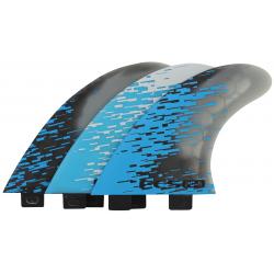 FCS PC-5 Performance Core Surfboard Tri Fin Set - Blue Smoke