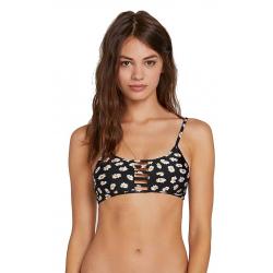 Volcom Ur A Daisy Scoop Bikini Top - Black - XL