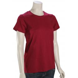 Hurley Solid Perfect Crew Women's T-Shirt - Noble Red - XL