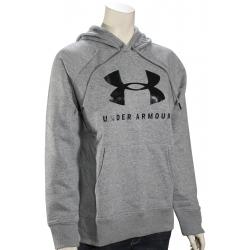 Under Armour Rival Sportstyle Women's Hoody - Steel Heather / Black - XL