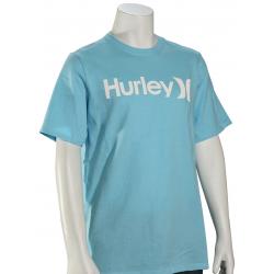 Hurley Boy's One and Only Solid T-Shirt - Blue Gaze / White - XL