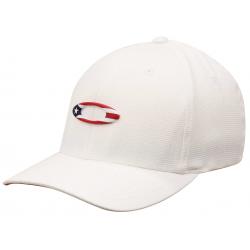 Oakley Tincan Puerto Rico Flag Hat - White - S/M