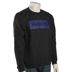 Hurley One and Only Boxed Crew Sweater - Black Heather - XXL