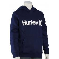 Hurley Boy's One and Only Surf Check Pullover Hoody - Blue Void - XL