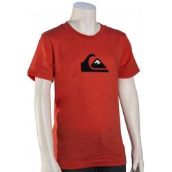 Quiksilver Boy's Comp Logo T-Shirt - Hibiscus Heather - XL