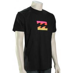 Billabong Team Wave T-Shirt - Black / Neon - L