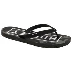 Hurley One and Only Printed Sandal - Off Noir / Black - 10