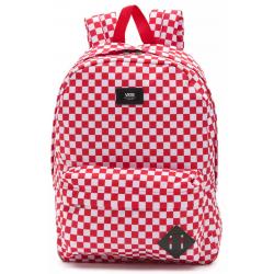 Vans Old Skool 22L Checkerboard Backpack - Red Check