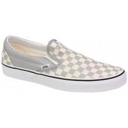 Vans Classic Slip On Shoe - Checkerboard Silver / True White - 13