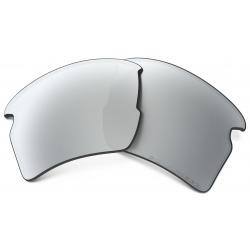 Oakley Flak 2.0 XL Sunglass Lenses - Chrome Iridium Polarized