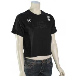 Hurley USA Crew Women's T-Shirt - Black - XL