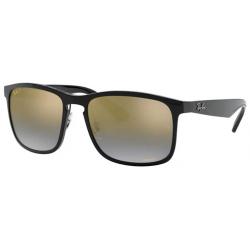 Ray-Ban 4264 Chromance Sunglasses - Black / Blue Mirror Gold Gradient