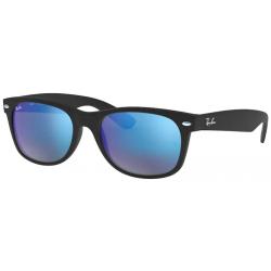 Ray-Ban New Wayfarer Sunglasses - Black / Grey Mirror Blue