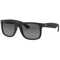 Ray-Ban Justin Sunglasses - Black / Grey Gradient Polarized