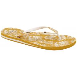 Roxy Portofino Sandal - White / Yellow - 10