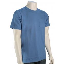 Hurley Washed Staple Pocket SS T-Shirt - Stone Blue - XXL